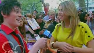 Miley Cyrus  Hannah Montana  30509 The Movie Premiere Special Disney UK [upl. by Htehpaj]