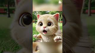 Little Boy Forget Cute Kitten at the Park 😭 Sad Cat Story shorts cat [upl. by Nibot]