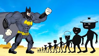 Evolution Of BATMAN Vs Evolution Of MONSTER RADIATION  Returning From The Dead SECRET  FUNNY [upl. by Maddie]