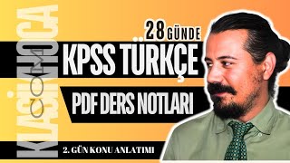 2 GÜN İsim Çekim Ekleri  2025 KPSS TÜRKÇE KONU ANLATIMI PDF [upl. by Eelrac502]