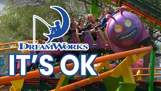 Touring the New DreamWorks Land at Universal Studios Florida [upl. by Ditter]