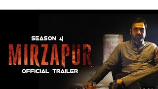 Mirzapur Season 4  Official Trailer  MUNNA IS Back  Amar hai ham [upl. by Oleta]