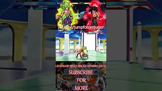 LEGENDARY BROLY DBS JUS VS TORIKO JUS V2 dragonballlegends dragonballzmugenapkforandroid anime [upl. by Gnehc]