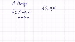 Mathematik für Informatik Studenten 35  Mengenlehre  Identische Abbildung [upl. by Pirnot583]