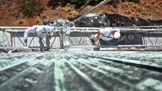 Timelapse video of Hollywood Sign refurbishment  SherwinWilliams [upl. by Jarad]