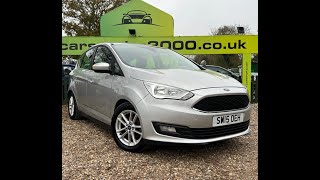 FORD CMAX 15 CMax Zetec TDCI 5dr 2015 • 60000 miles • Diesel • Manual [upl. by Nnayllas]