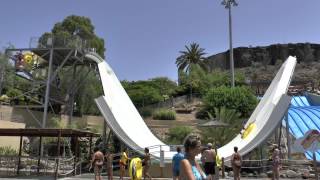 Boomerang  Aqualand Maspalomas  Gran Canaria HD [upl. by Yenrab647]