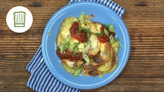 Schnelles MiniKartoffelgratin mit Salami  Chefkoch [upl. by Venable408]