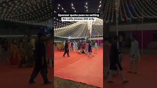 Sponser quota pass nu setting at Chulo💃 navratri2024 chulokathiyawadi ahmedabad [upl. by Aynek731]