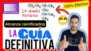 ✅​ALCANOS Ramificados EJERCICIOS Resueltos 𝘼𝙥𝙧𝙚𝙣𝙙𝙚 𝙚𝙣 3 𝙋𝙖𝙨𝙤𝙨 𝙘𝙡𝙖𝙫𝙚 😎​🫵​💯​ Química Orgánica [upl. by Iramo310]