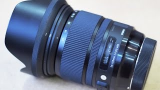 Sigma 24105 f4 review Olympus OMD EM5  zuiko 50mm F18 Video Test [upl. by Chrissie158]