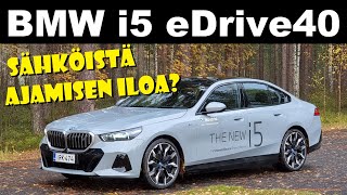 KOEAJO BMW i5 eDrive40  5sarja nyt myös täyssähköisenä [upl. by Ibson]