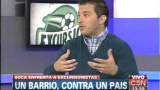 C5N  FUTBOL BOCA CONTRA EXCURSIONISTAS [upl. by Eillib147]