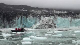 Glaciers calving my most spectacular footage Ice on the move [upl. by Clite]