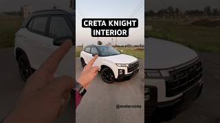 New Hyundai Creta Knight Interior🔥hyundaicreta cretaknightedition motorxone [upl. by Arrek]