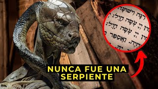 LA SERPIENTE DE GÉNESIS NO ES UNA SERPIENTE TEXTO HEBREO ENCONTRADO REVELA LA VERDAD [upl. by Ferrigno165]