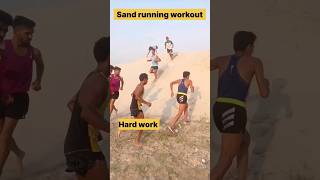 SAND RUNNING WORKOUT 😱😱☑️ Hard Work ☑️ motivation shorts video workout ☑️💯 [upl. by Hally]