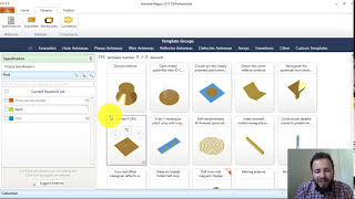 Tutorial 18  Introduction to AntennaMagus  البرنامج التعليمي 18  مقدمة في AntennaMagus [upl. by Atilrac]