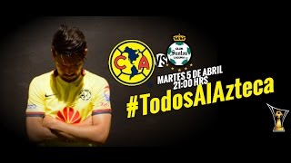 América vs Santos TodosAlAzteca [upl. by Rorke]