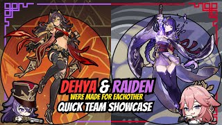 DEHYA amp RAIDEN ARE INSANE  Full InDepth Guide amp Showcase for Overload Teams  Genshin Impact [upl. by Cedar]