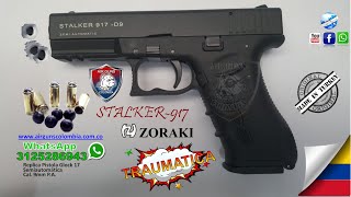 Pistola Traumatica Zoraki Stalker917 Replica Glock 17 Arme Desarme y Ensayo│WhatsApp 3125286943 [upl. by Jacintha]