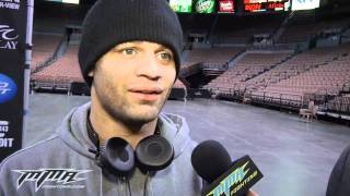 JOSH KOSCHECK VERY MAD ON UFC 143 PRE FIGHT INTERVIEW HOPES GSP NEVER COMEBACKS [upl. by Cirillo]