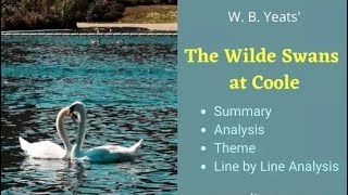 The Wild Swans at Coole By William Butler Yeast  Hindi me  Full Explain line by line in Animation [upl. by Gingras856]