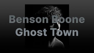 내가 공허함을 느낄 때면 넌 내 곁에 있었어 Benson Boone  Ghost Town 가사한글자막 [upl. by Ligriv211]