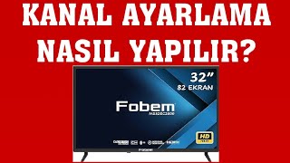 Fobem TV Kanal Ayarlama Nasıl Yapılır [upl. by Tut]