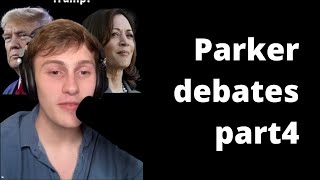 quothe clearly won the debatequot parkergetajobs debate stream recapcommentary video Part 4 [upl. by Elyac]