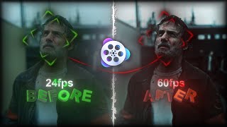 How to Upscale 1080p to 4K And 24fps to 60fps with AI Enhancer [upl. by Leahcimdivad]