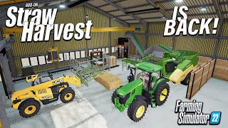 A GUIDE TO… THE STRAW HARVEST PACK   FS22  NEW MODS Review PS5  23rd Jan 2024 [upl. by Golightly43]