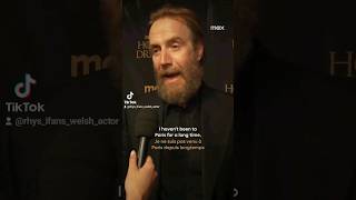 Rhys Ifans speaks a few words in French during the Premiere of HouseOfTheDragon RhysIfans Paris [upl. by Devad]