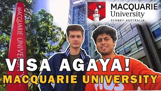 FIRST DAY at Macquarie University Campus Australia  JULY INTAKE 2024 [upl. by Nilkoorb]