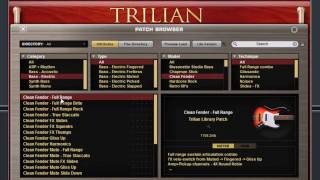 spectrasonics trilian bass module overview [upl. by Eellah]