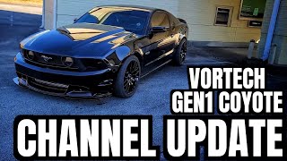 Channel Update My Vortech V3 Supercharged S197 WalkAround  Gen 1 Coyote [upl. by Nnylirej]