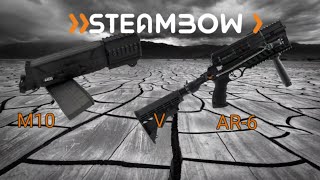 Steambow M10 V AR6 Stinger head 2 head [upl. by Socher]