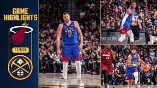 Nuggets Win Fourth Straight 📈  Denver Nuggets vs Miami Heat Full Game Highlights [upl. by Ademla74]