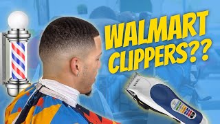 Doing a Fade with the CHEAPEST Clippers from Walmart  Jacob Luendu [upl. by Thoer293]