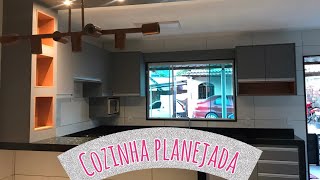 Cozinha planejada móveis Planejados Dona de casa [upl. by Yasnyl82]