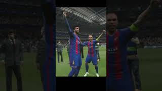 UEFA Champions League Winners FC Barcelonas Epic Celebration 🎉🏆  PES 2017 [upl. by Artkele]