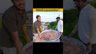 100 LAKH POP POP CRACKERS 😶‍🌫️ CrazyXYZ [upl. by Ghiselin]