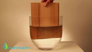 Nanoskin Wood Coating  application and effect [upl. by Vig600]