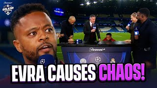 Patrice Evra GATECRASHES our UCL broadcast and causes CHAOS 😅  CBS Sports Golazo [upl. by Scoter]