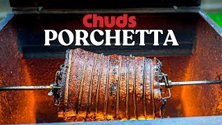 BBQ Porchetta  Chuds BBQ [upl. by Yarrum]