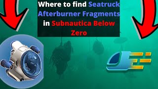 Where to find the Seatruck Afterburner Upgrade in Subnautica Below Zero [upl. by Shing]