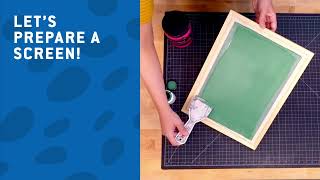 DIY Silk Screen Printing at Home HowTo Make A Stencil  EZScreenPrint Step 1 [upl. by Amedeo]