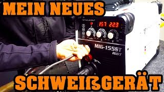 Mein neues Schweißgerät für 299€ 🛠 Zu Besuch bei STAHLWERK 🛠 MIG 155ST IGBT [upl. by Thisbe]