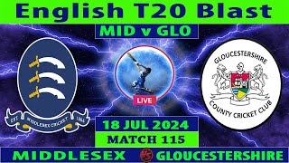 LIVE STREAM  MIDDLESEX VS LEICESTERSHIRE  DAY THREE [upl. by Otaner]