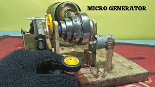 How to make super micro generator  steam engine generator [upl. by Aivatan]